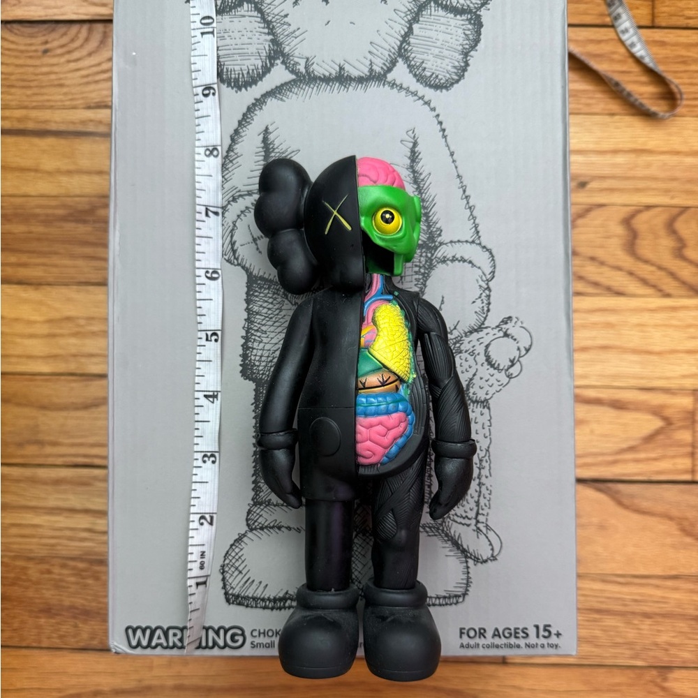 KAWS Original Fake Companion Black Dissected 8 inch Doll kids toys art deco home